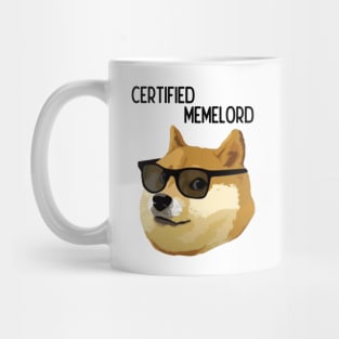 Doge Meme Certified Memelord Mug